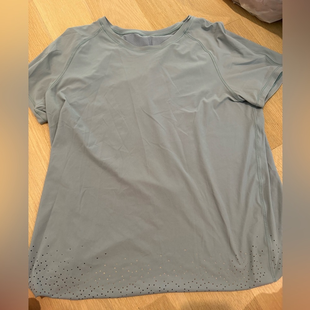 Dusty blue lululemon top size 6